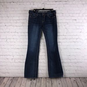 Express jeans low rise boot cut size 8